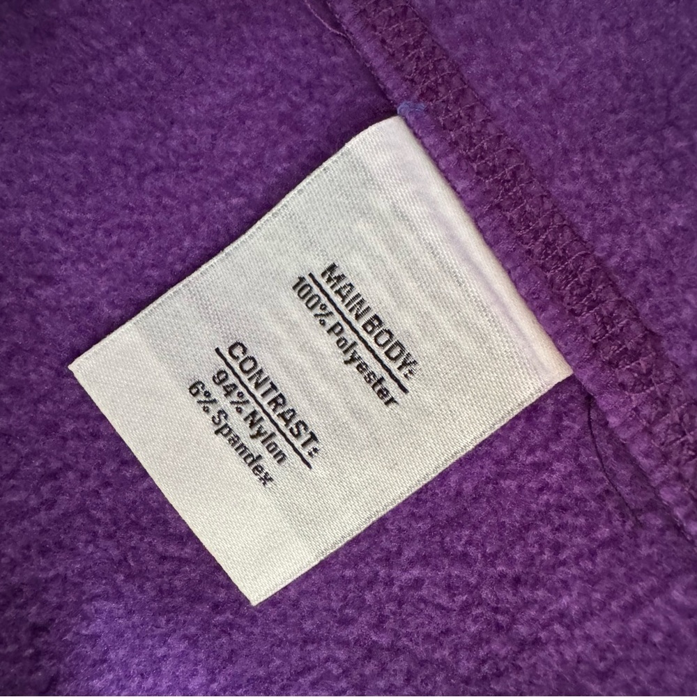 Outdoor Afro x REI‎ Co-Op Sweater Women's Large Purple Fleece Outdoor Athleisure - Picture 9 of 12